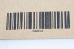 Imagen de impresión en caja de cartón.