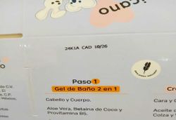 Imagen de impresión en caja de cartón.